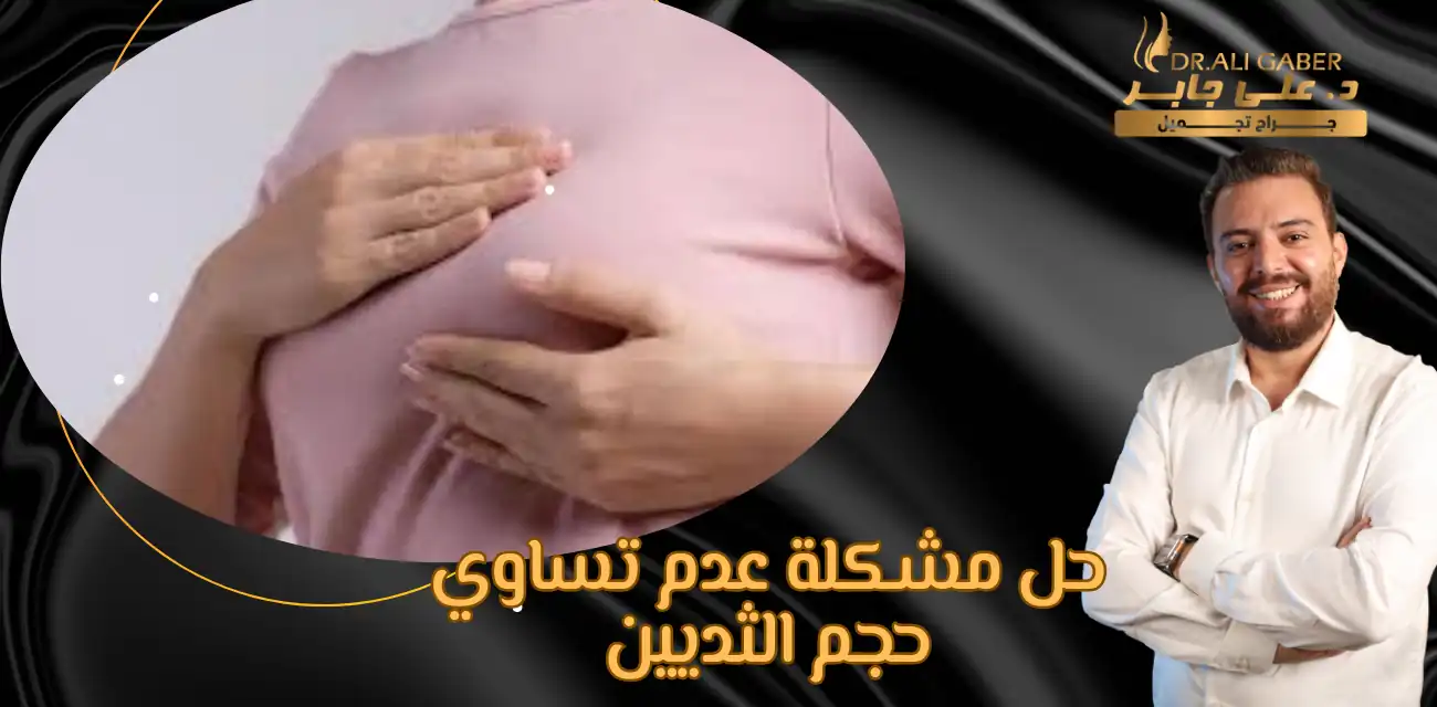 حل مشكلة عدم تساوي حجم الثديين